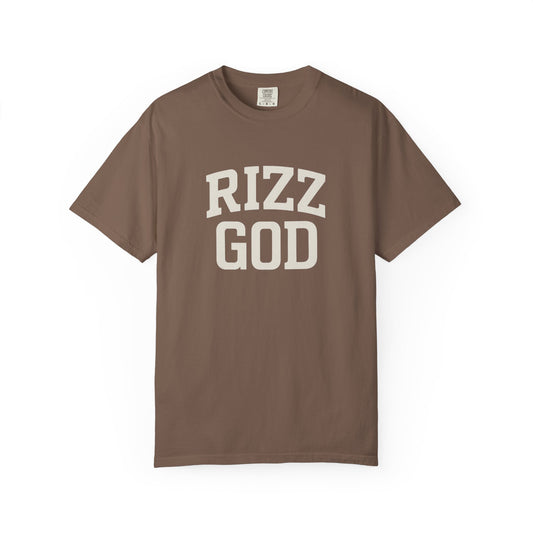 Garment-Dyed T-shirt 'Rizz God'
