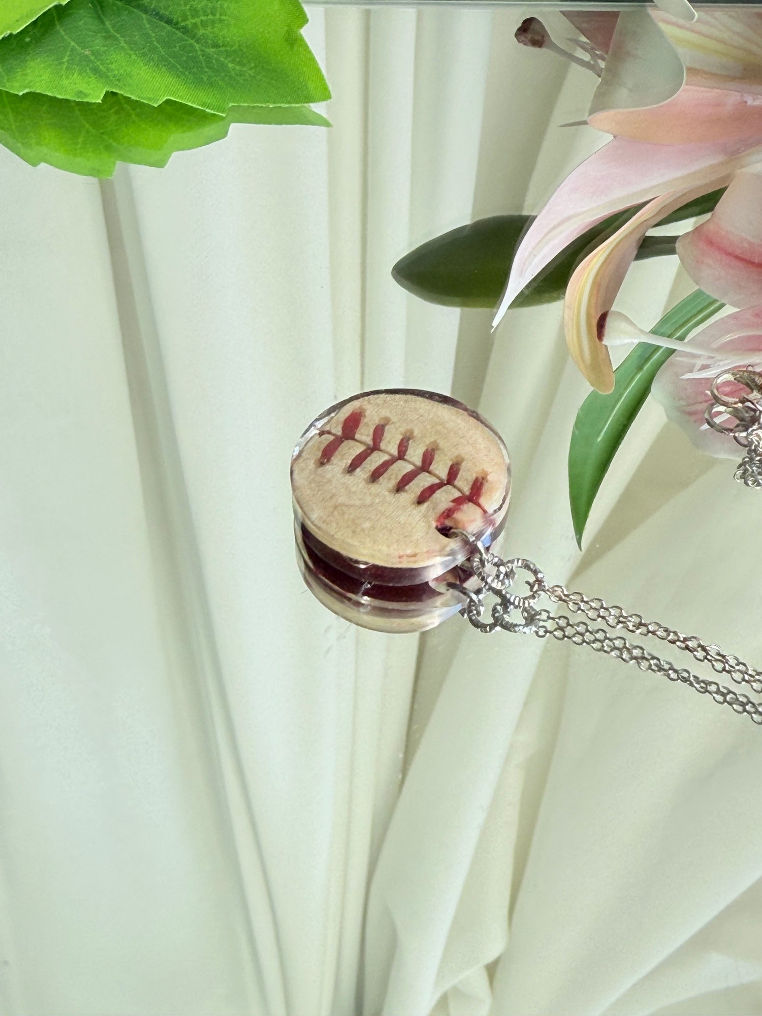 Genuine Baseball Pendants