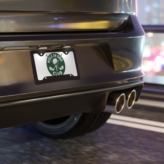 Vanity Plate Golf Decor