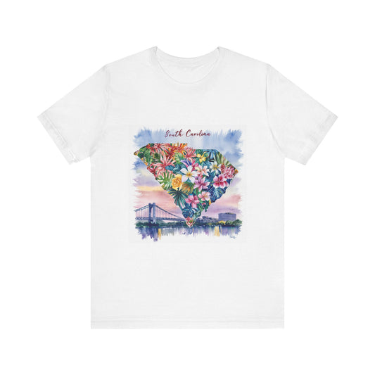 Unisex Greenville South Carolina - 'Watercolor SC State'