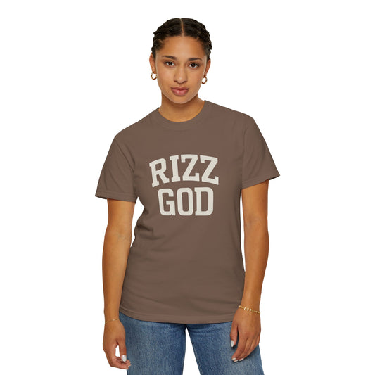 Garment-Dyed T-shirt 'Rizz God'