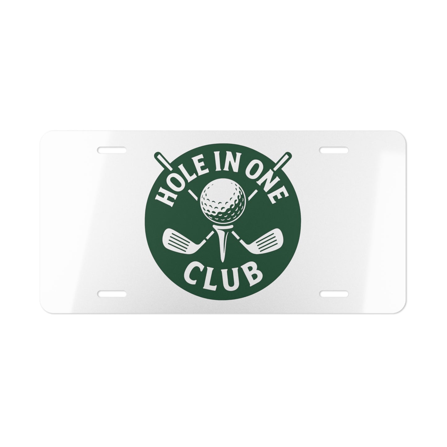 Vanity Plate Golf Decor