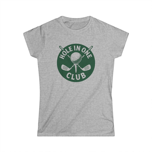 Women's Golf Themed Tee - Hole in One Club Shirt