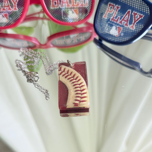 Genuine Baseball Acrylic Resin Pendant