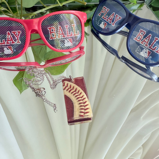 Genuine Baseball Acrylic Resin Pendant