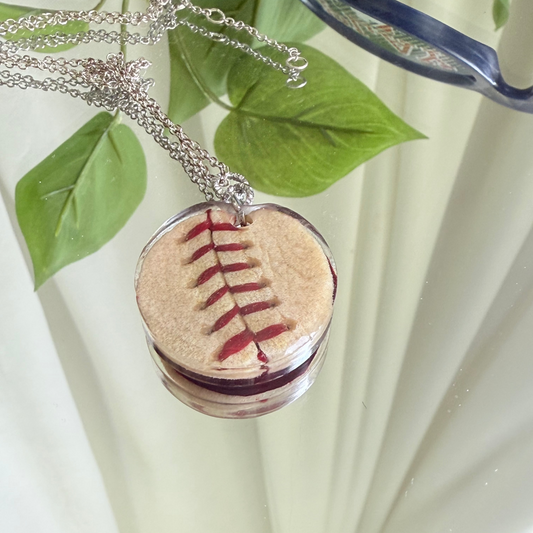 Genuine Baseball Acrylic Resin Pendant